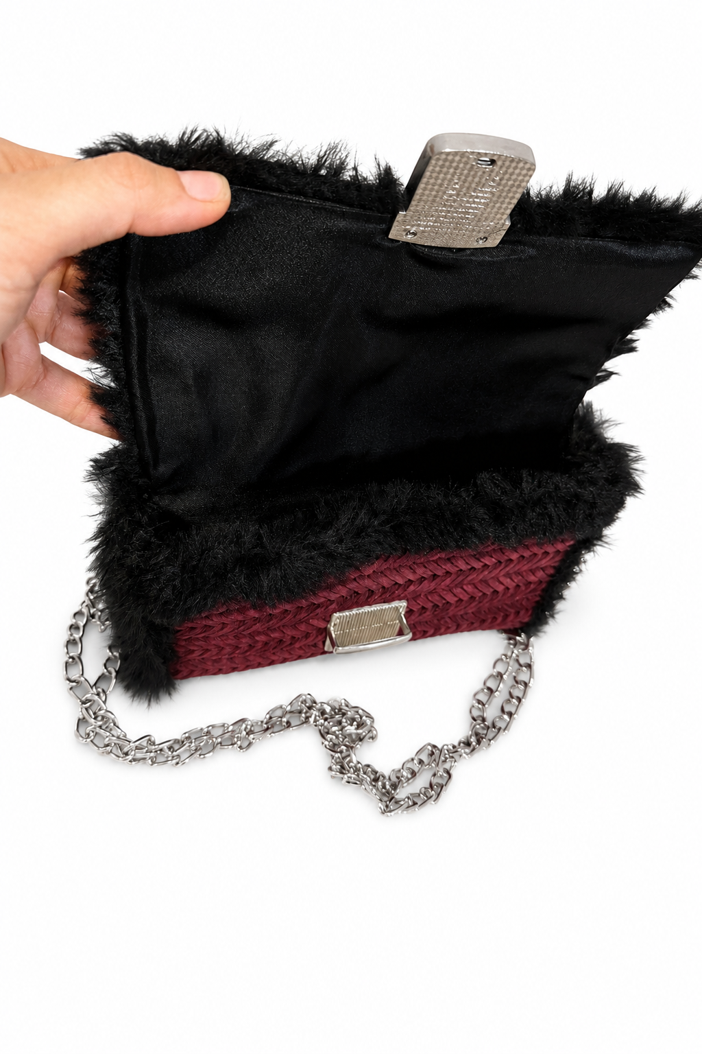 Bolso Baguette Burdeos · Geisa