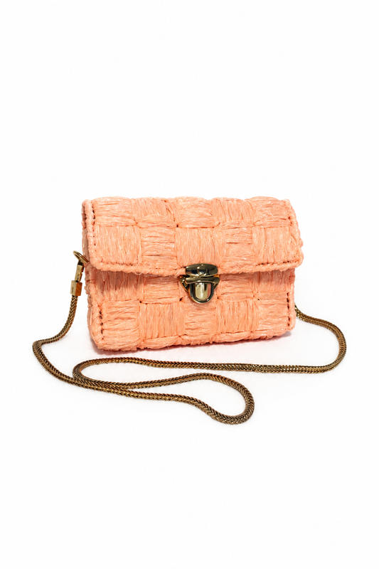 Bolso Tejido Coral · Geisa