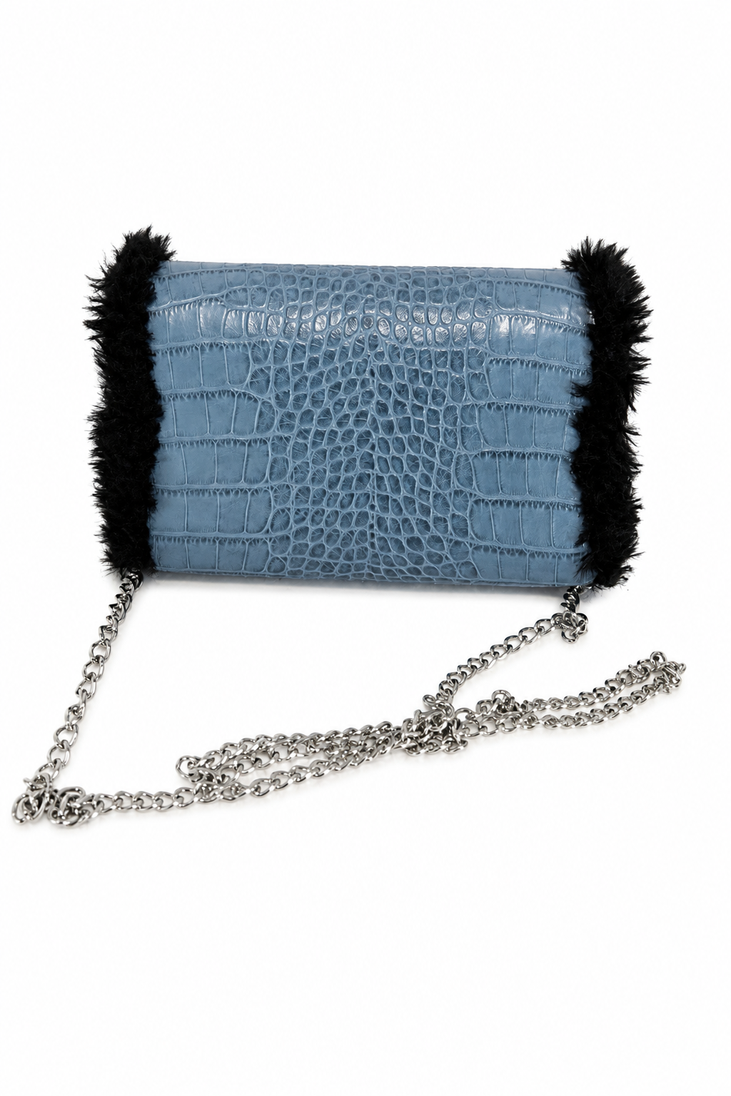 Bolso Tejido Fantasía Azul · Geisa