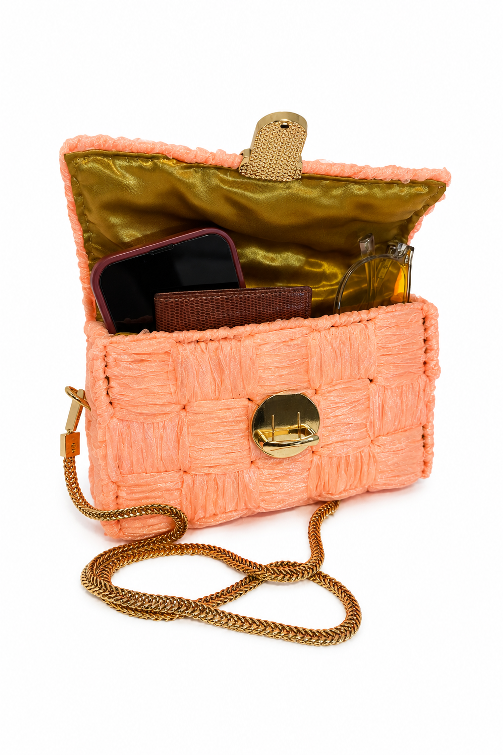 Bolso Tejido Coral · Geisa