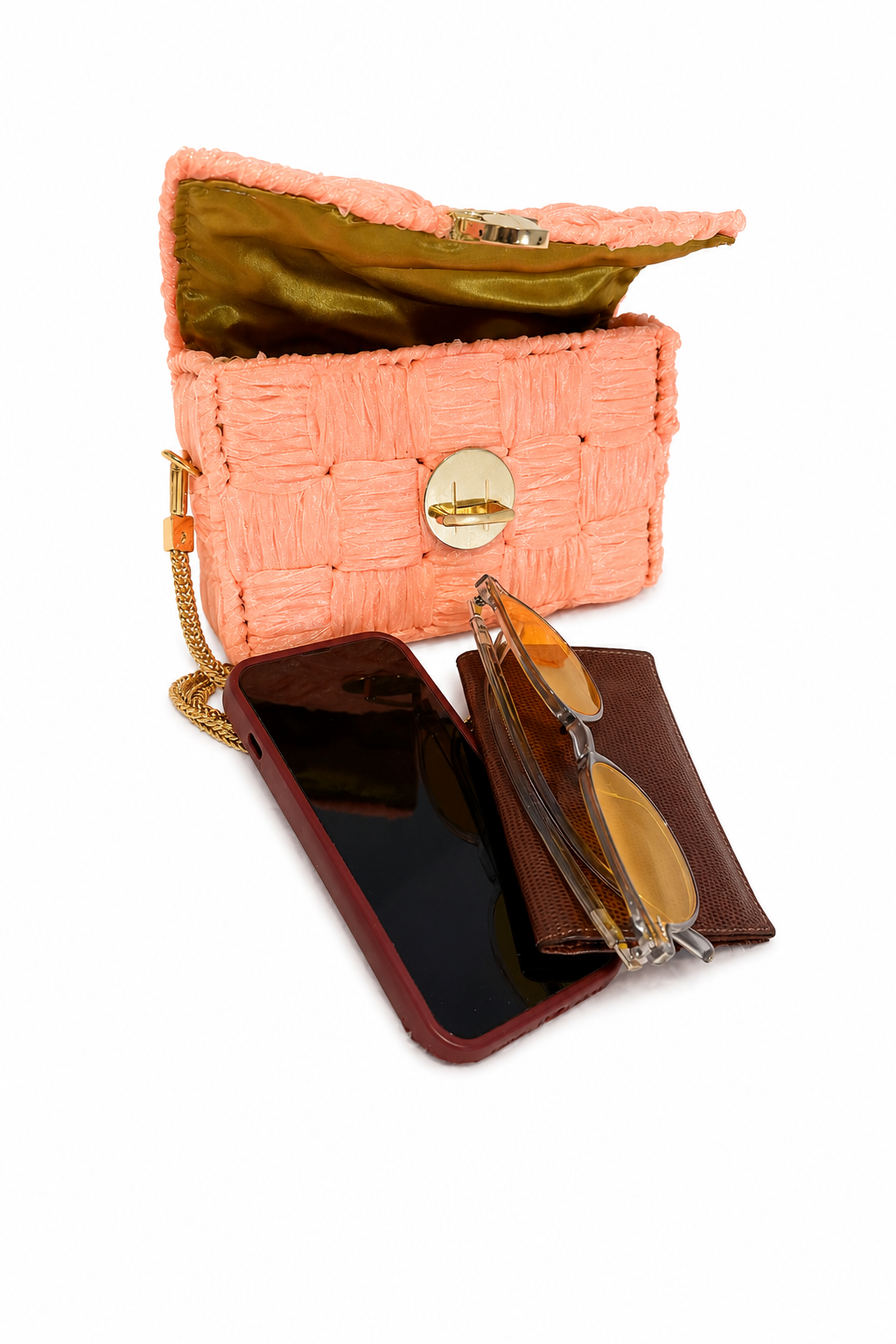 Bolso Tejido Coral · Geisa