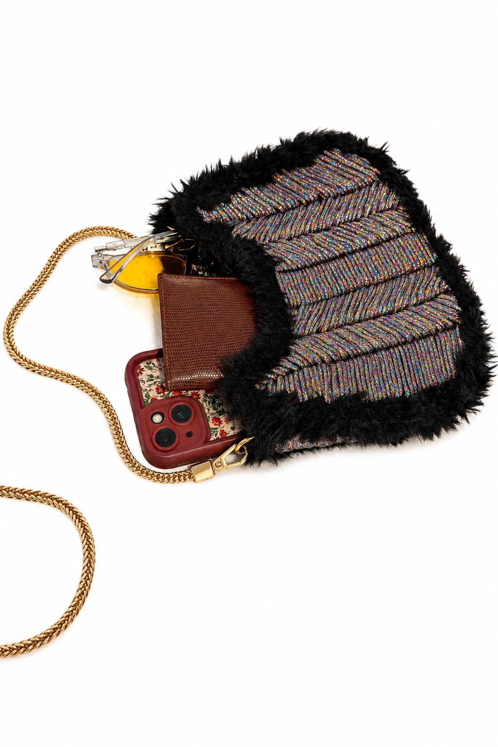 Bolso Baguette Cordón Multicolor · Geisa