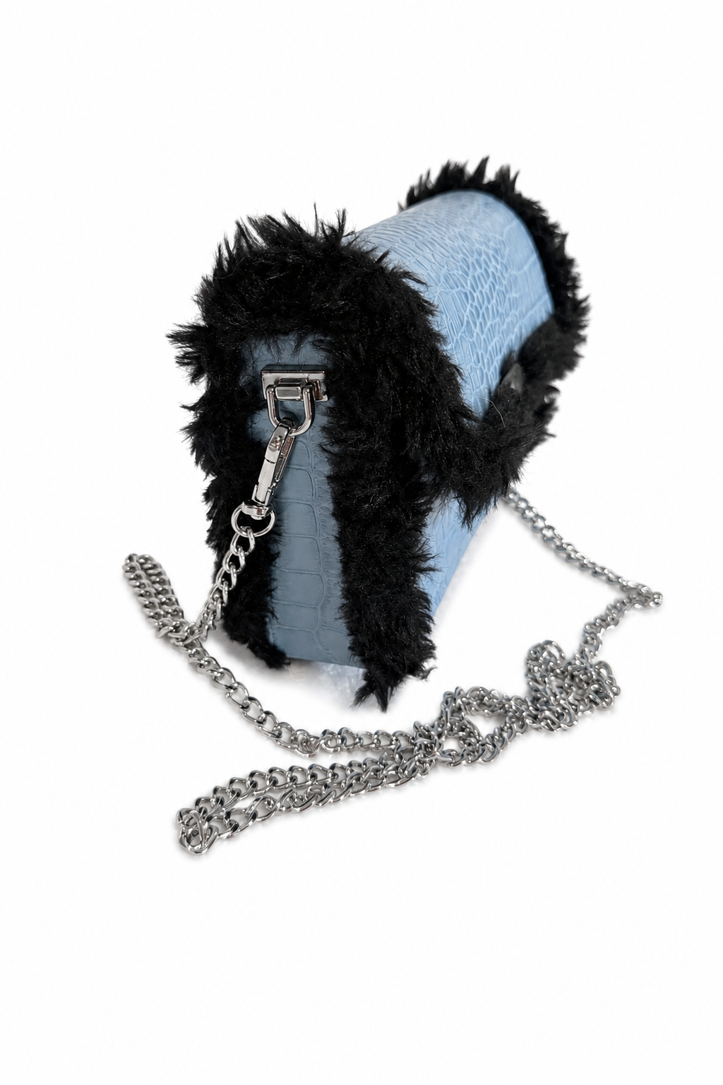 Bolso Tejido Fantasía Azul · Geisa