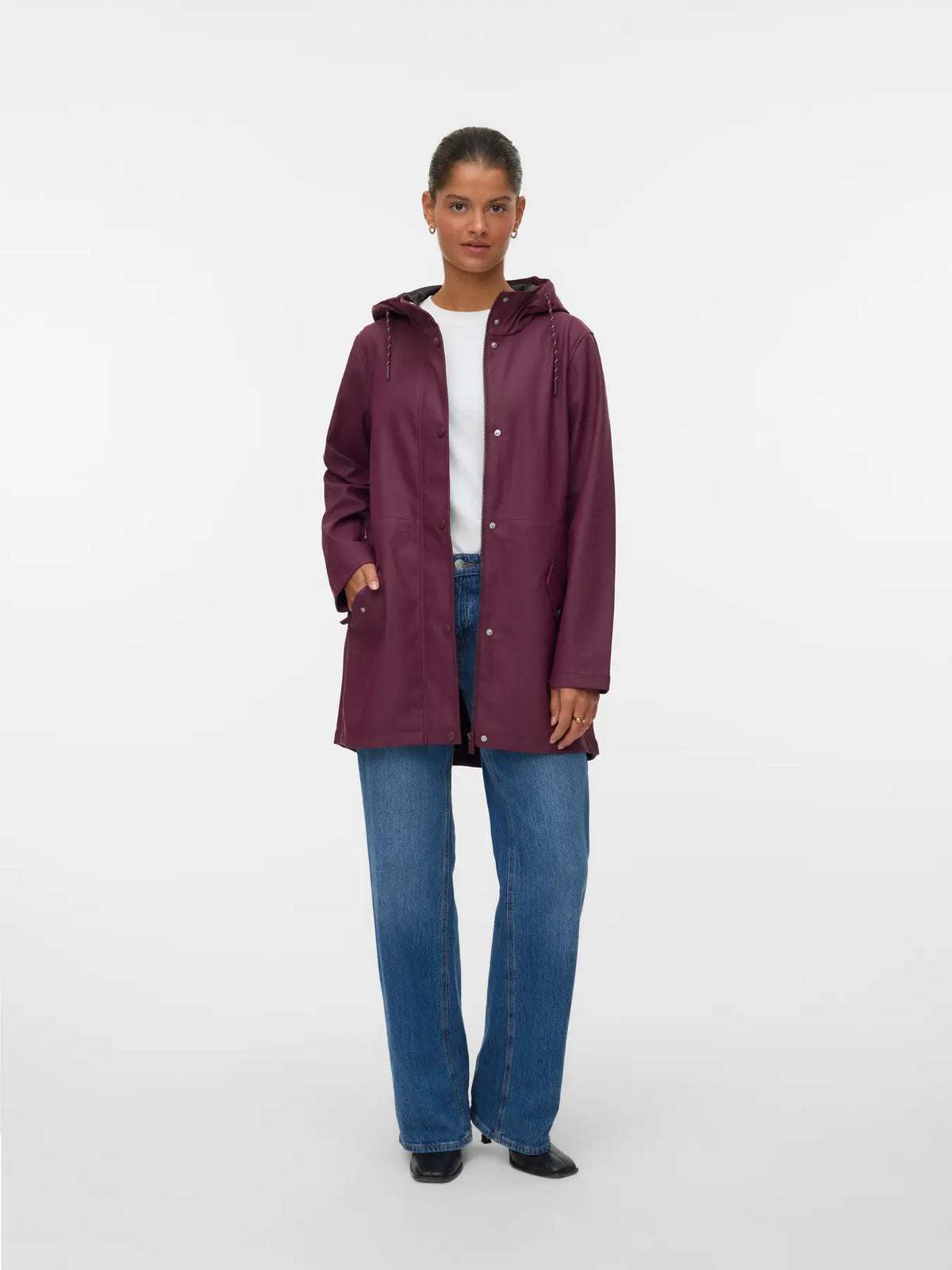 Chubasquero con Capucha Impermeable