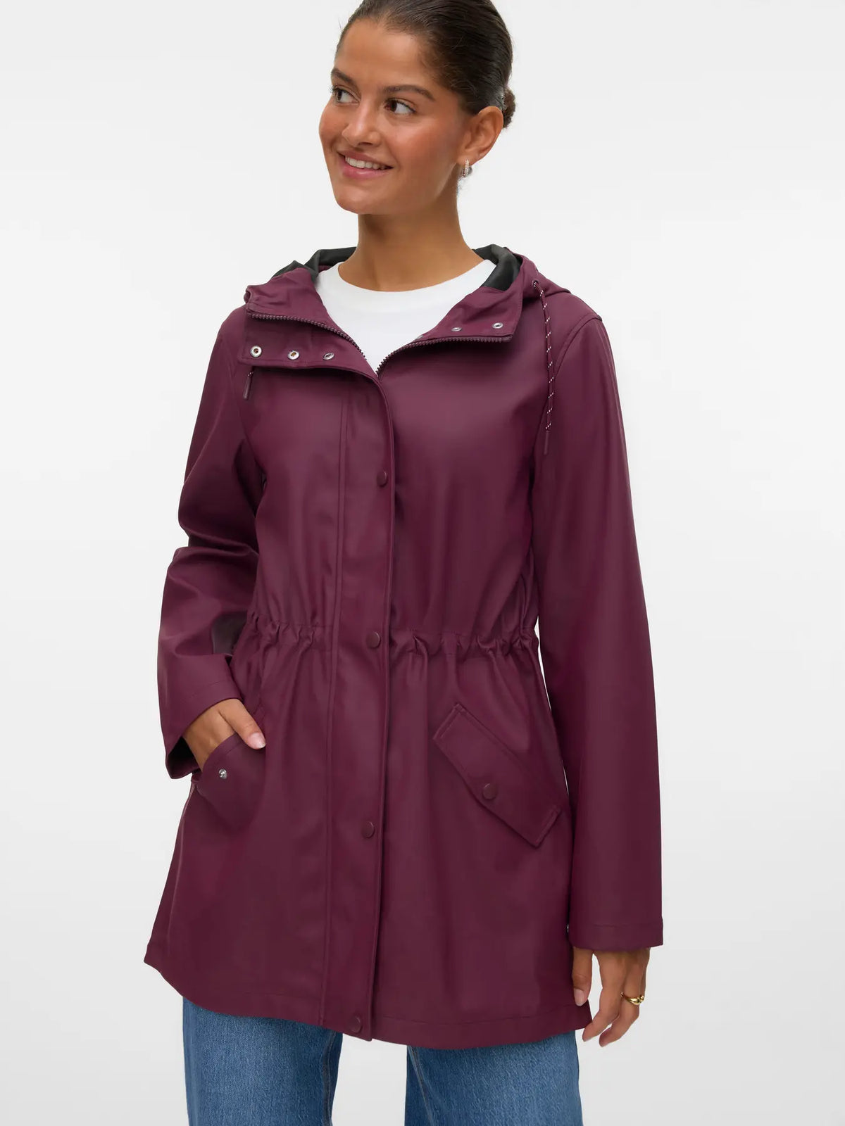 Chubasquero con Capucha Impermeable