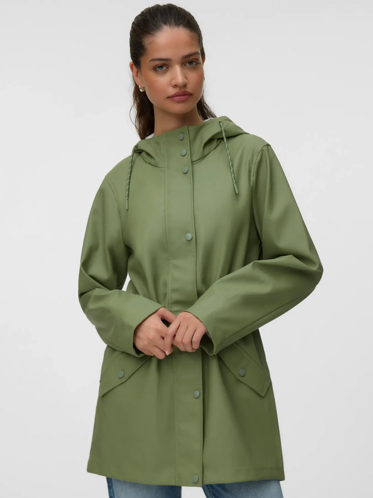 Chubasquero con Capucha Impermeable