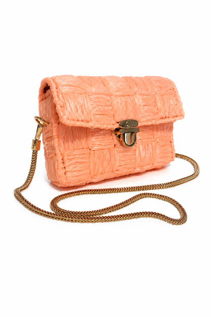 Bolso Tejido Coral · Geisa
