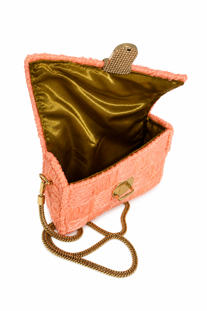 Bolso Tejido Coral · Geisa