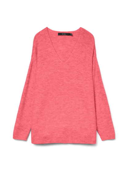 Pulóver Cuello Pico de Punto