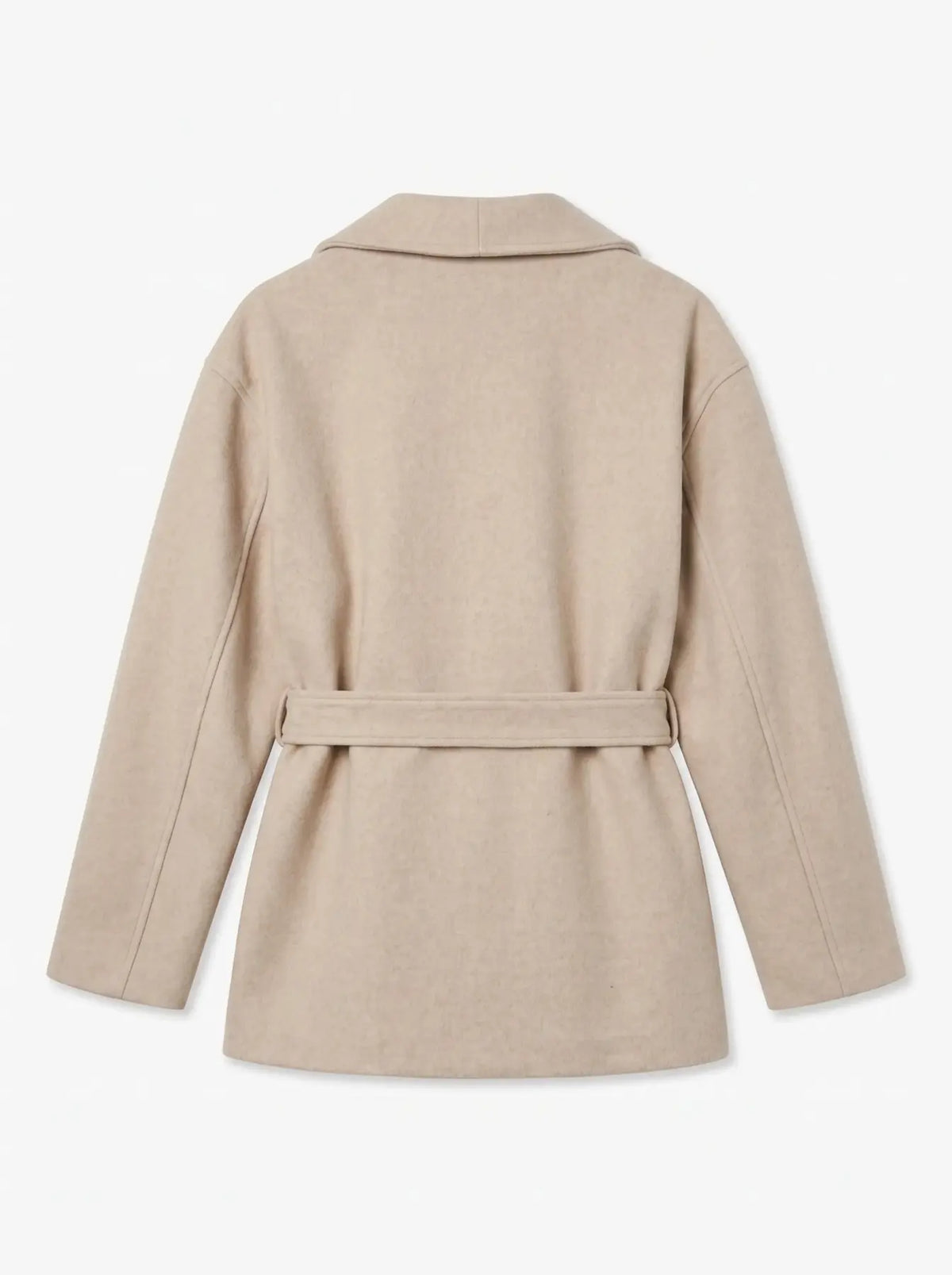 Chaqueta Cruzada con Cinturón