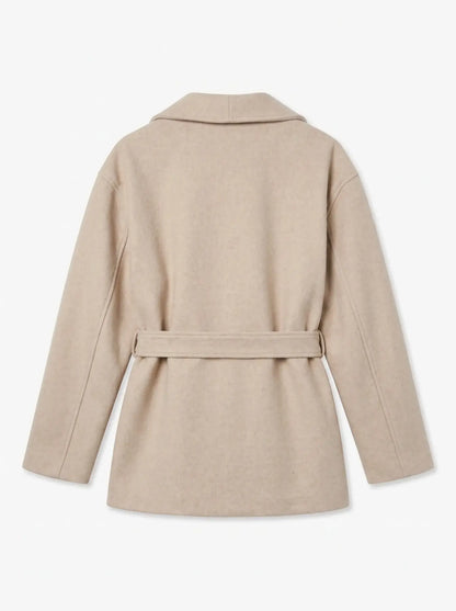 Chaqueta Cruzada con Cinturón